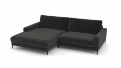 Polstergarnitur grau