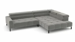 Polstergarnitur grau