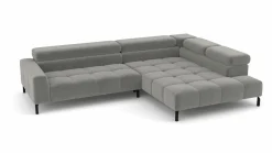 Polstergarnitur grau