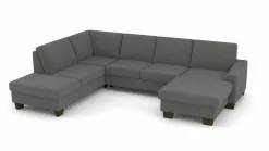 Polstergarnitur grau