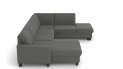 Polstergarnitur grau