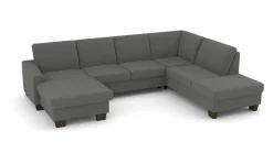 Polstergarnitur grau