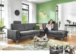 Polstergarnitur grau