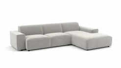 Polstergarnitur silberfarben