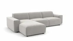 Polstergarnitur silberfarben