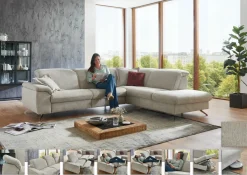 Polstergarnitur weiß