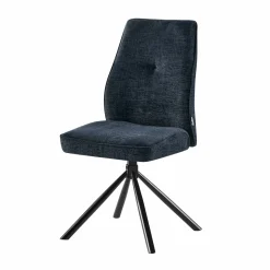 Polsterstuhl drehbar grau