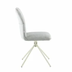 Polsterstuhl drehbar grau