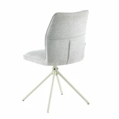 Polsterstuhl drehbar grau