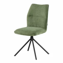 Polsterstuhl drehbar grün
