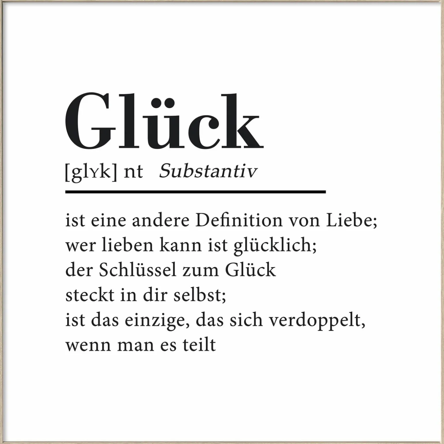 Pro Art Kunstdruck gerahmt 52,5x52,5cm mehrfarbig