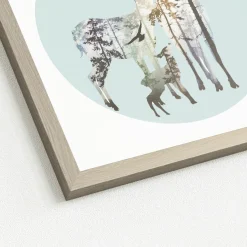 Pro Art Kunstdruck gerahmt 28x28cm mehrfarbig