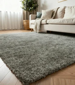 Ragolle Langflorteppich modern silberfarben