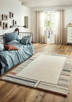 Ragolle Moderner Webteppich grau