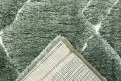 Ragolle Webteppich grünweiß