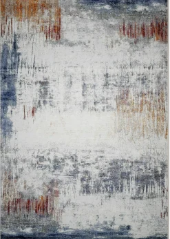 Ragolle Webteppich weißblaugrau