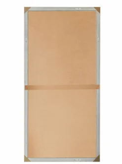 Rahmenspiegel schwarzsilberfarben