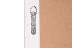 Rahmenspiegel schwarzsilberfarben