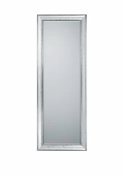 Rahmenspiegel silberfarben