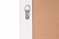 Rahmenspiegel silberfarben