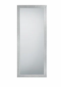 Rahmenspiegel silberfarben