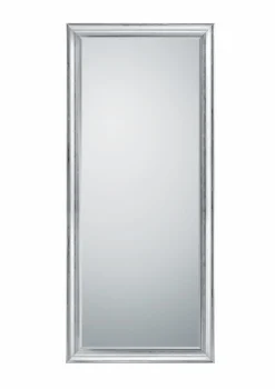 Rahmenspiegel silberfarben