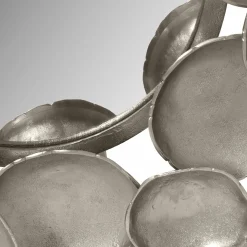 Rahmenspiegel silberfarben