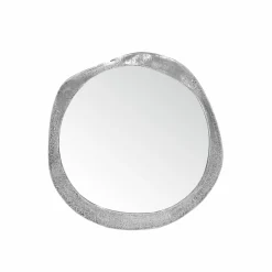 Rahmenspiegel silberfarben