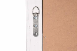 Rahmenspiegel silberfarben