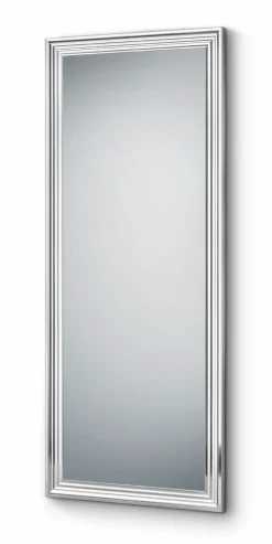 Rahmenspiegel silberfarben