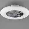 Reality Leuchten Deckenventilator silberfarben