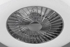 Reality Leuchten Deckenventilator silberfarben