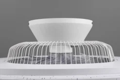 Reality Leuchten Deckenventilator silberfarben