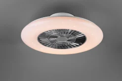 Reality Leuchten Deckenventilator silberfarben