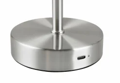 Reality Leuchten LED - Akku - Tischleuchte 1flg braun