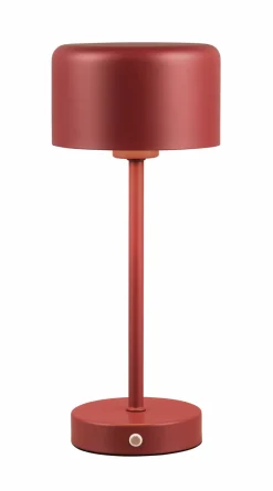 Reality Leuchten LED - Akku - Tischleuchte 1flg rot
