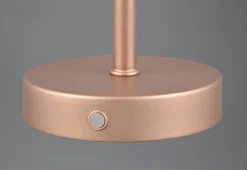 Reality Leuchten LED - Akku - Tischleuchte 1flg braun