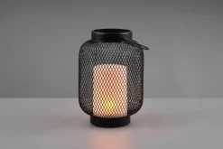 Reality Leuchten LED -Solar Tischleuchte schwarz