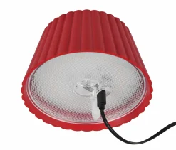 Reality Leuchten LED-Akku-Stehleuchte 1flg rot