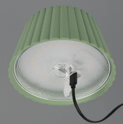 Reality Leuchten LED-Akku-Stehleuchte 1flg grün