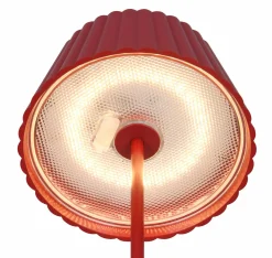 Reality Leuchten LED-Akku-Tischleuchte 1flg rot