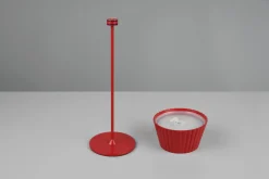 Reality Leuchten LED-Akku-Tischleuchte 1flg rot