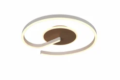 Reality Leuchten LED-Deckenleuchte 1flg braun