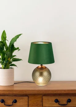 Reality Leuchten Tischleuchte 2flg grün