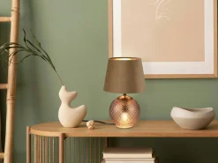 Reality Leuchten Tischleuchte 2flg gelbmehrfarbig