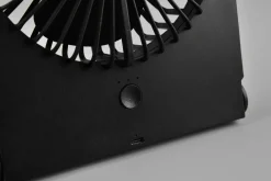 Reality Leuchten Tisch-Ventilator schwarz