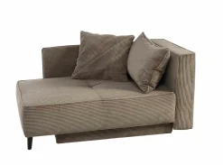 Recamiere mit Schlaffunktion grau