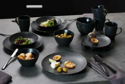 Ritzenhoff & Breker Frühstücksgeschirr 12tlg. schwarz