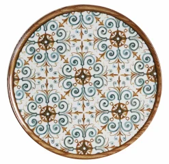 Ritzenhoff & Breker Gourmetplatte 32cm blaubraun