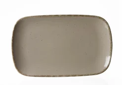 Ritzenhoff & Breker Platte eckig 33x20cm graubraun